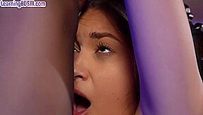 BDSM IR babe BBC fucked in bondage sex till amazing climax