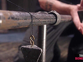 BDSM bondage bitch dominated hardcore by nympho guy