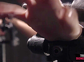BDSM bondage bitch dominated hardcore by nympho guy
