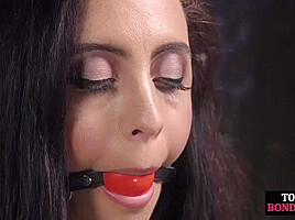 BDSM bondage bitch dominated hardcore by nympho guy