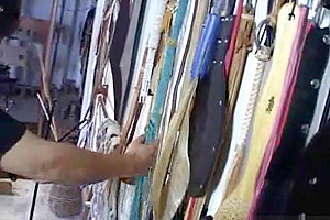 BDSM sucking for brunette tranny