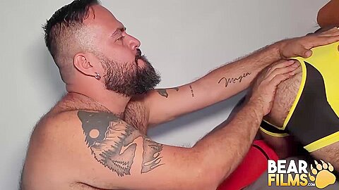 BEARFILMS Chubby Bear Brian Bear Barebacks Carlos Verga