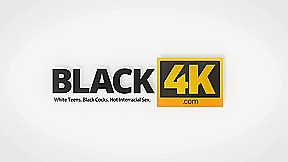 BLACK4K  Big cock of black-skinned boyfriend warms up blonde lassie