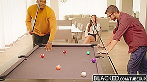 BLACKED Brunette Lana Rhoades First Big Black Cock