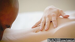 BLACKED Brunette Lana Rhoades First Big Black Cock
