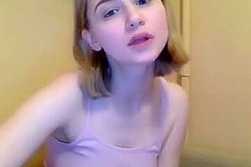 BLONDE GIRL CAM SHOW - GO TO cam-teen 18+ tk TO MEET HER