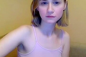 BLONDE GIRL CAM SHOW - GO TO cam-teen 18+ tk TO MEET HER