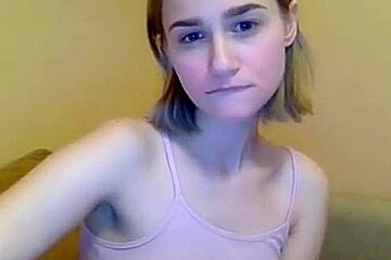 BLONDE GIRL CAM SHOW - GO TO cam-teen 18+ tk TO MEET HER