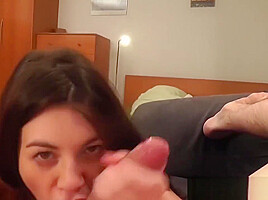 Babe Ester Deep Throats And Wants Cum