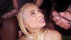 Babe ass fucked by bbcs