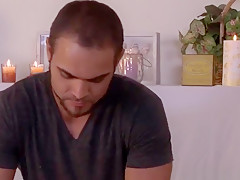 Baited jock analfucked by muscular masseur