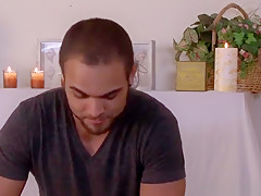 Baited jock analfucked by muscular masseur