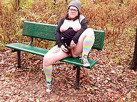 Bbw Squirtin On The Nature Trail