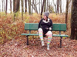 Bbw Squirtin On The Nature Trail