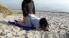 Beach Gangbang With Hot Slutwife
