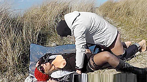 Beach Gangbang With Hot Slutwife