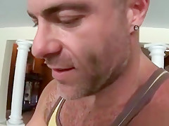 Bear gives an erotic rub