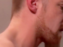 Bearded jocks in blow bang session