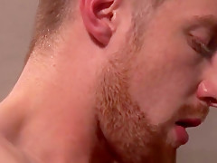 Bearded jocks in blow bang session