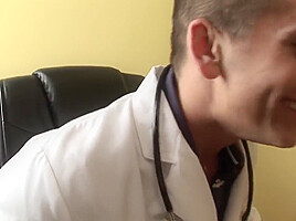 Beautiful Blondie Earns Doctors Respect And Male Stick