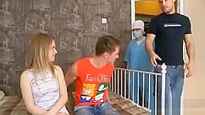 Beauty Having First Time Threesome