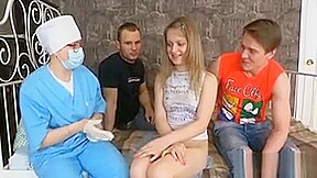 Beauty Having First Time Threesome