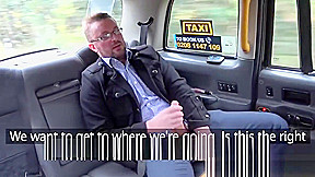 Ben Kelly blows fake taxi driver Sasha Steele like a pro
