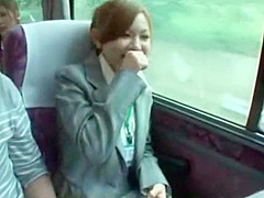 Best Japanese chick in Hottest Gangbang, Reality JAV movie