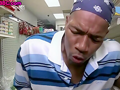 Black Picked Up Bottom Fucked In Public Store By Ir Top Stud