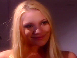 Blonde Chick Fucks Guy While Blindfolded