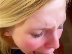 Blonde Francaise Qui Suce Et Se Prend Une Ejac Faciale