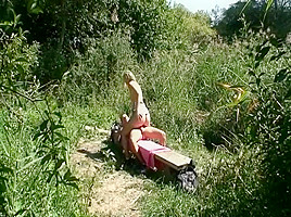 Blonde Hiker Finds A Lucky Dick On The Hiking Trail