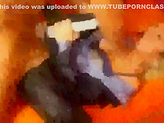 Blonde Milf In Ripped Pants Gets Horny!