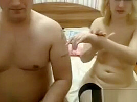 Blonde Slut Playing With A Cock