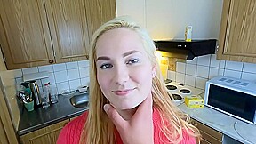 Blonde Stepsister Had A Bad Day At Work And Cock Can Calm Her Down