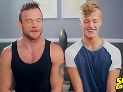 Blonde Twink Jace Dildoed And Barebacked By Sean With Sean Cody