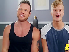 Blonde Twink Jace Dildoed And Barebacked By Sean With Sean Cody