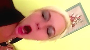 Blonde hairy Milf Pumped