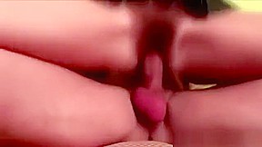 Blonde hairy Milf Pumped