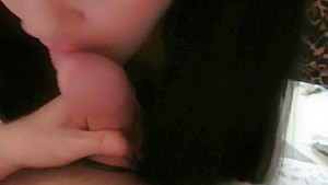 Blowjob For Santa, Sucking His Fat Cock!