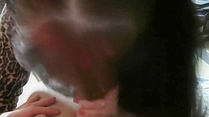 Blowjob For Santa, Sucking His Fat Cock!