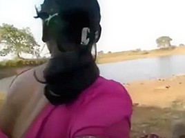Blowjob outside