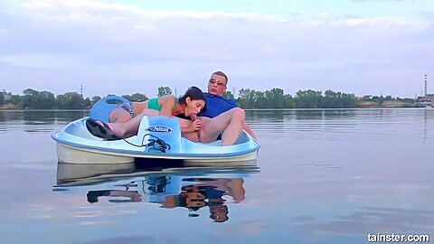 Boats And Hoes, Girl Blows Him Good On The Boat With With Shrima Malati