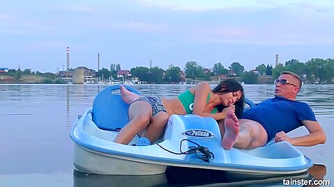 Boats And Hoes, Girl Blows Him Good On The Boat With With Shrima Malati