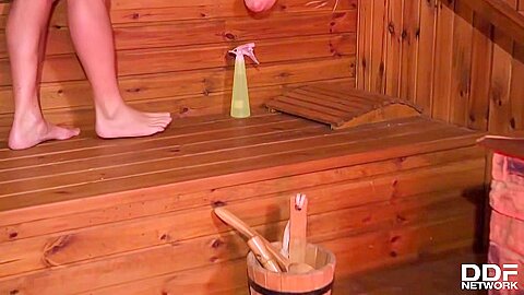 Bound & Spanked At The Sauna With Lucy Heart
