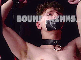 BoundTwinks Sub Ryan Aubert gagged and bred by dom Tyler Tanne