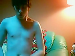 Boy Wanks And Cums On Couch