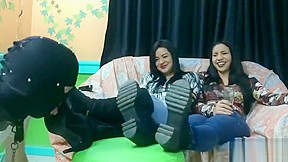 Brazil feet, boot worship for 2 mistresses, POV humiliation