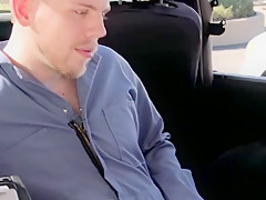 Broke gay fucks 2 car mechanics - bareback threesome gay sex