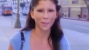 Brooklyn Lee Gets Huge Facial Outdoor